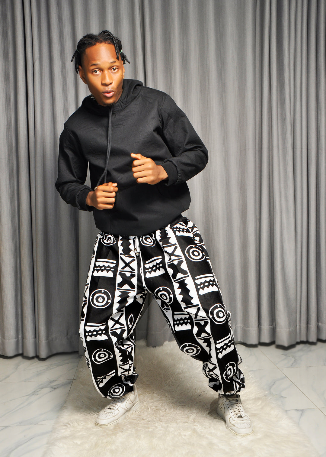 Two sided hoodie with matching pant