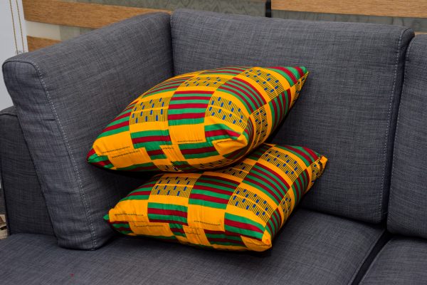 Ankara Print Throw Pillows