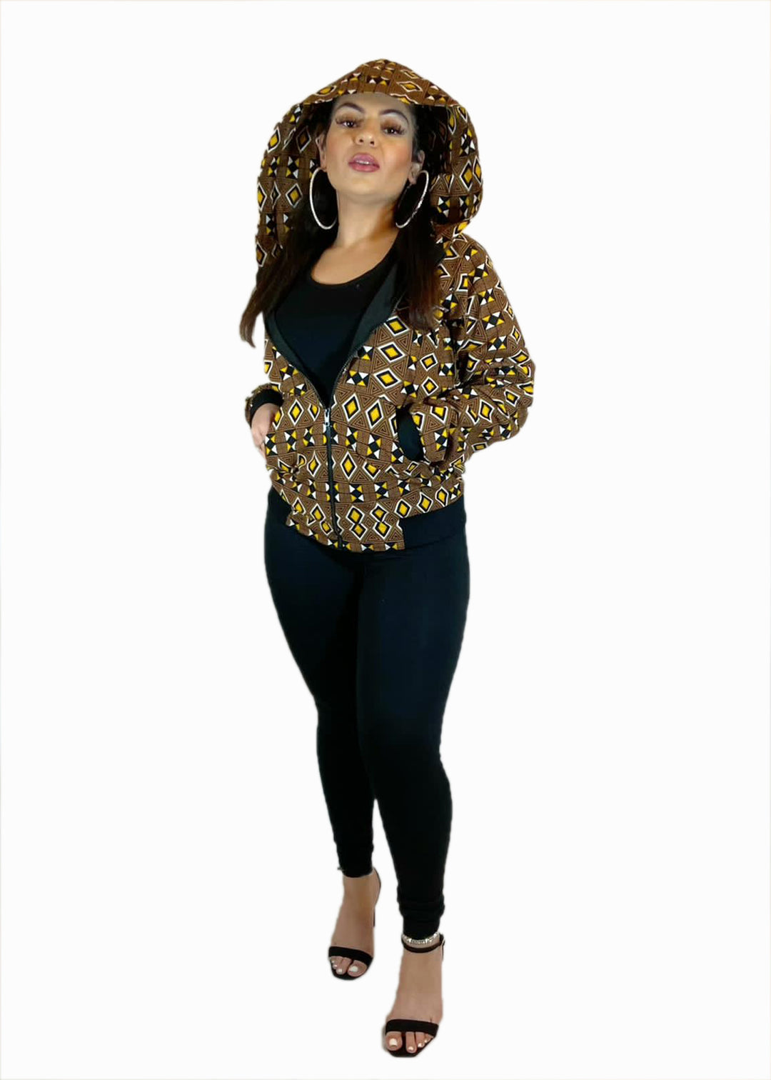 Ankara Hood Jacket