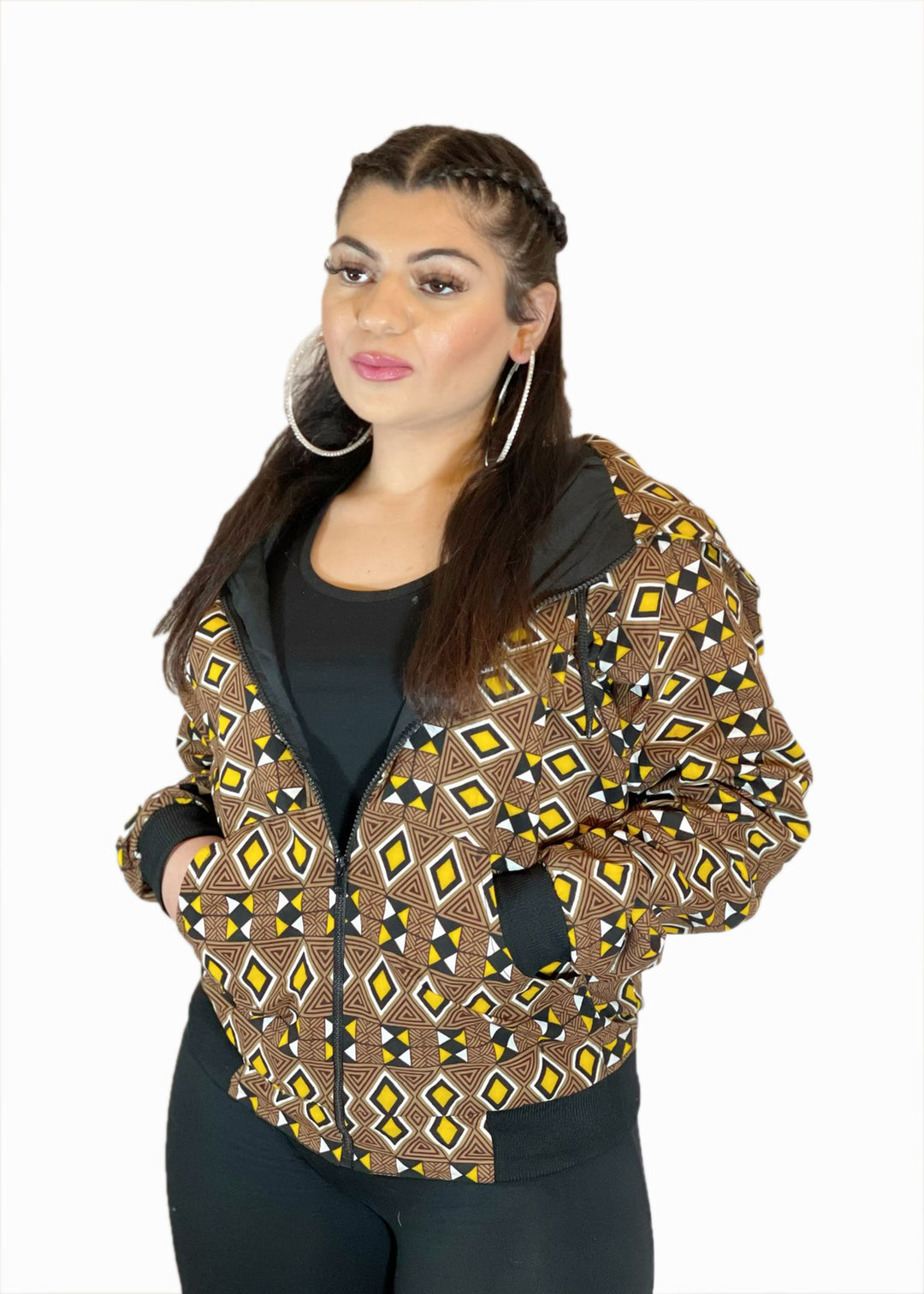 Ankara Hood Jacket