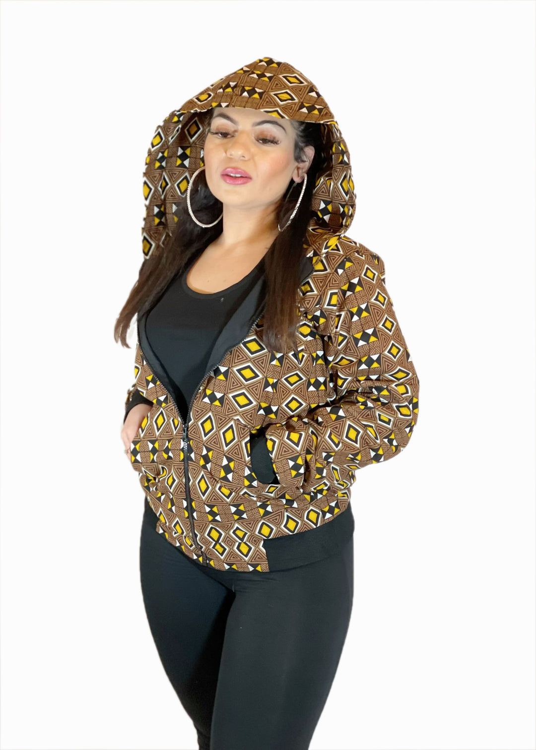 Ankara Hood Jacket