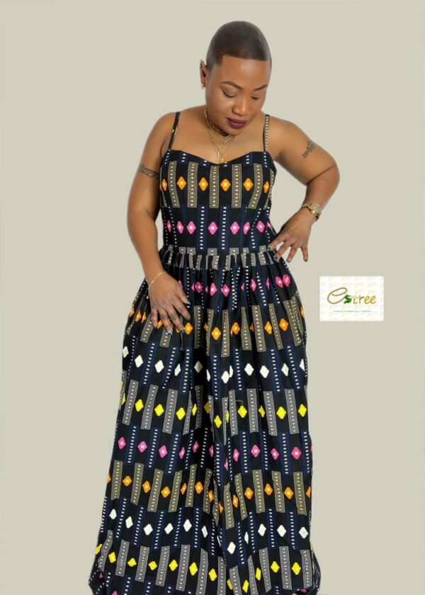 Ankara maxi dress