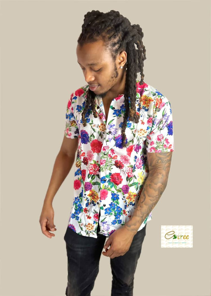 Mens floral shirt