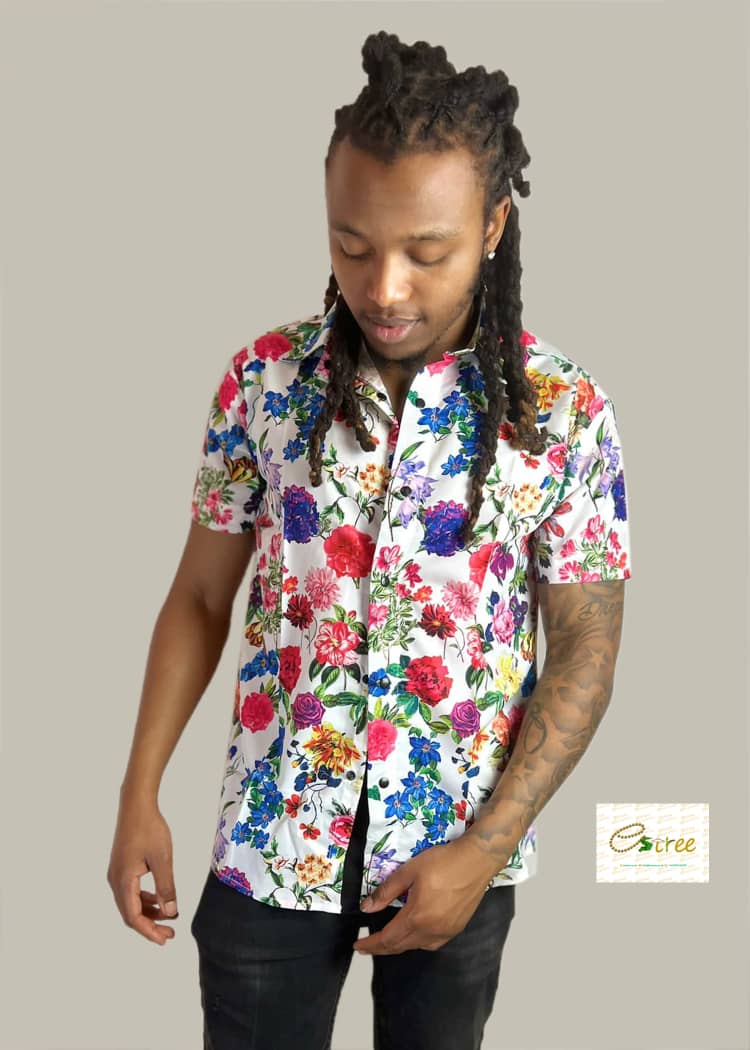 Mens floral shirt