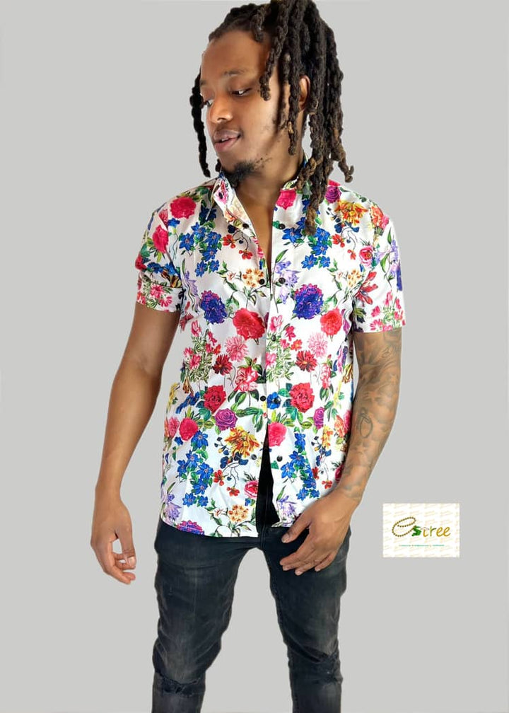 Mens floral shirt