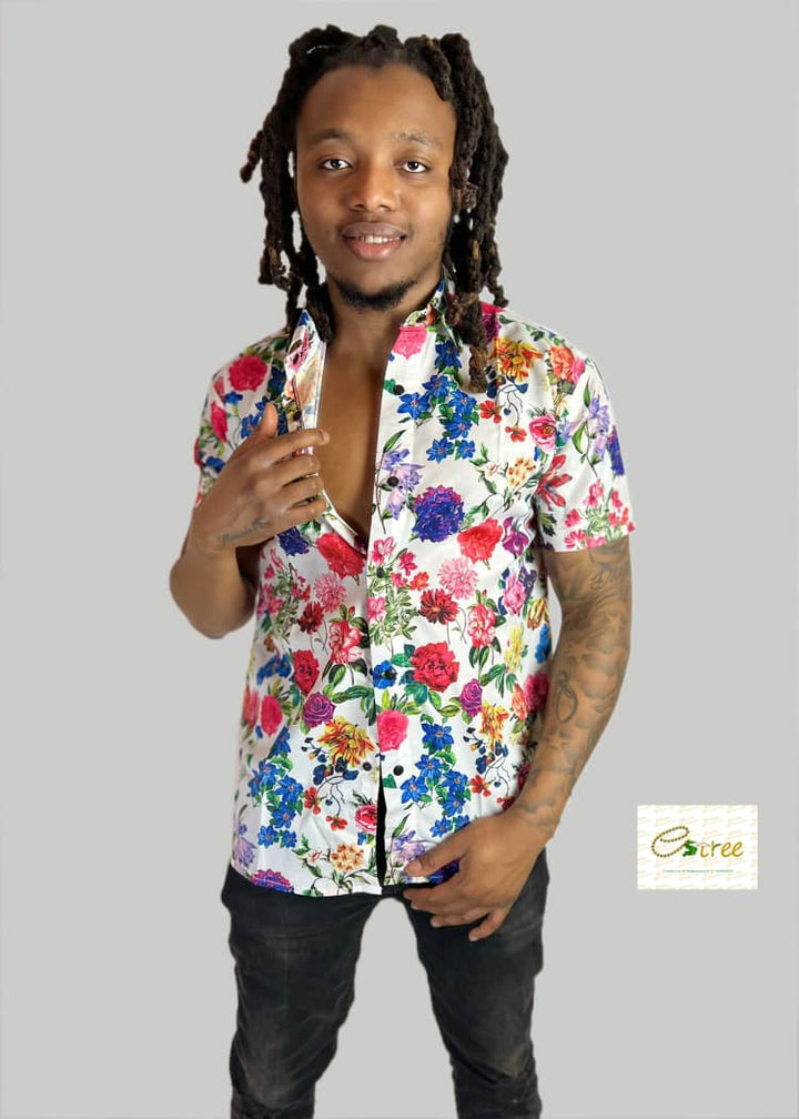 Mens floral shirt