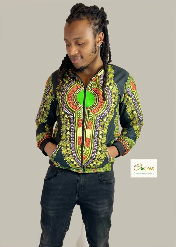 African bomber jacket