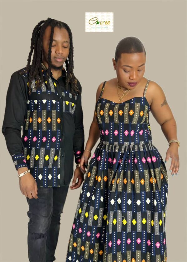 Ankara maxi dress