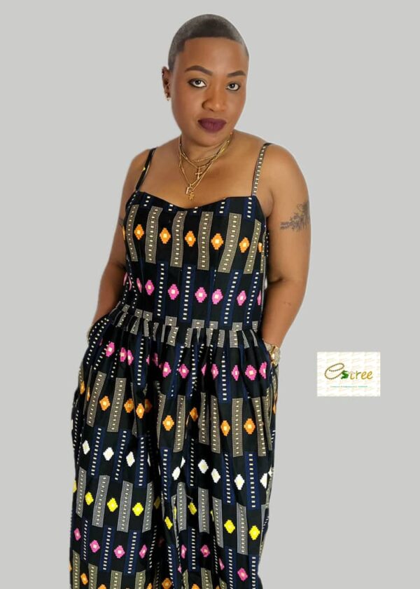 Ankara maxi dress