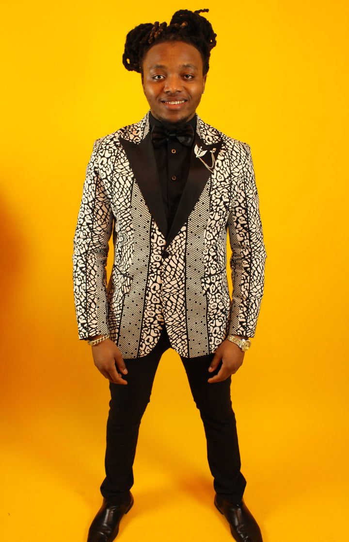 ANKARA PRINT BLAZER - BOLU