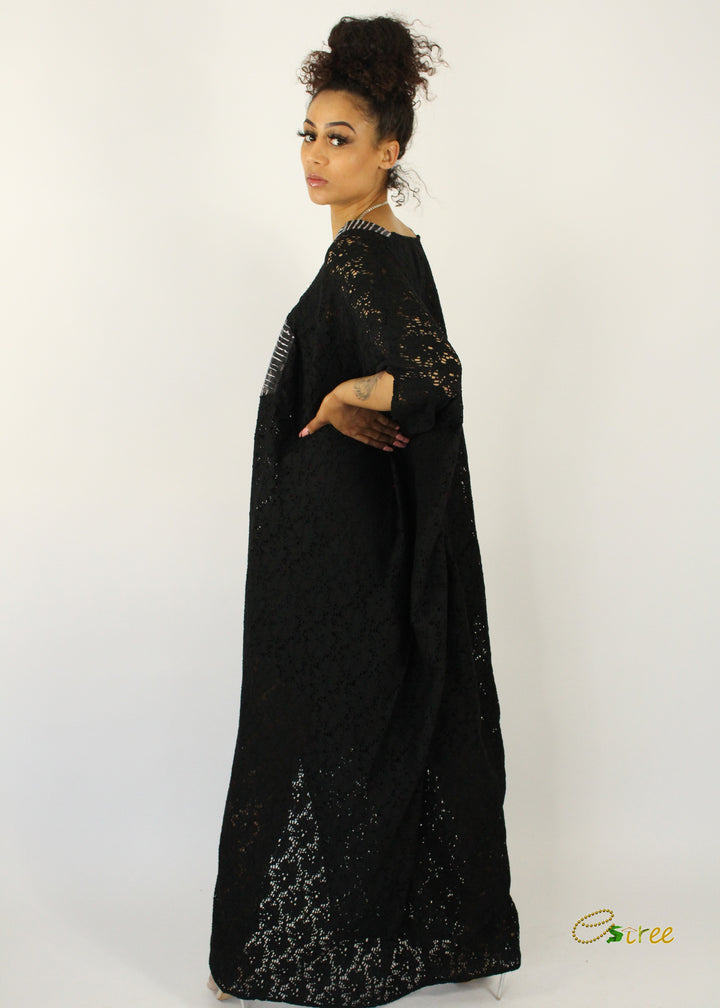 Abaya Net Lace Dress