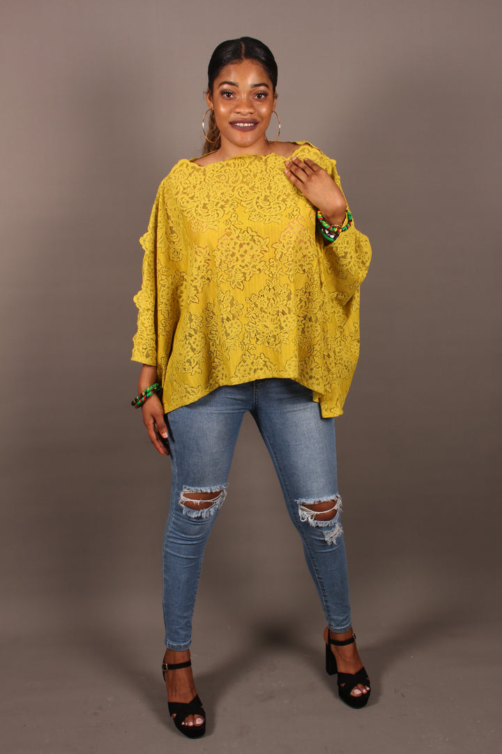 SKutta Net Lace Top