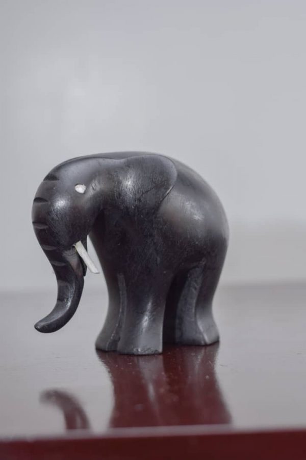 Bronzed Figurine Of An Elephant