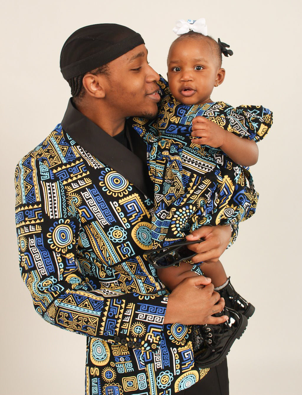 Kids Ankara Print Dress - Kayla